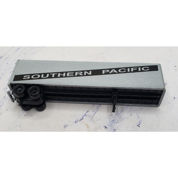 Southern Pacific Flat Car 497866 High Speed N Scale Train Car With Trailer - Picture 10 of 13